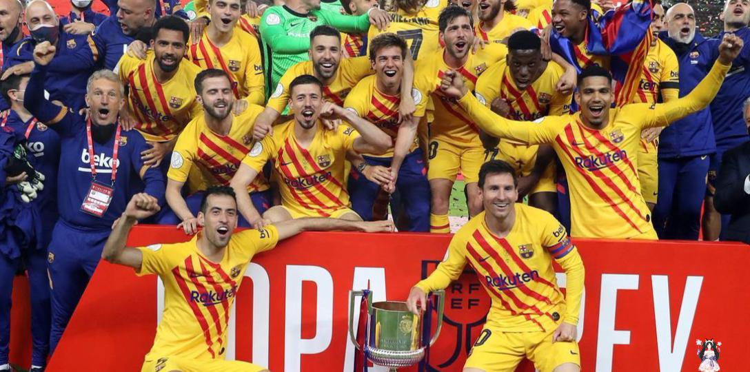 巴塞罗那3-2逆转胜毕尔巴鄂，梅西梅开二度